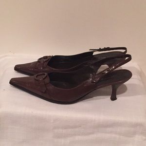 Nine West - Dark Coffee Colored Heels